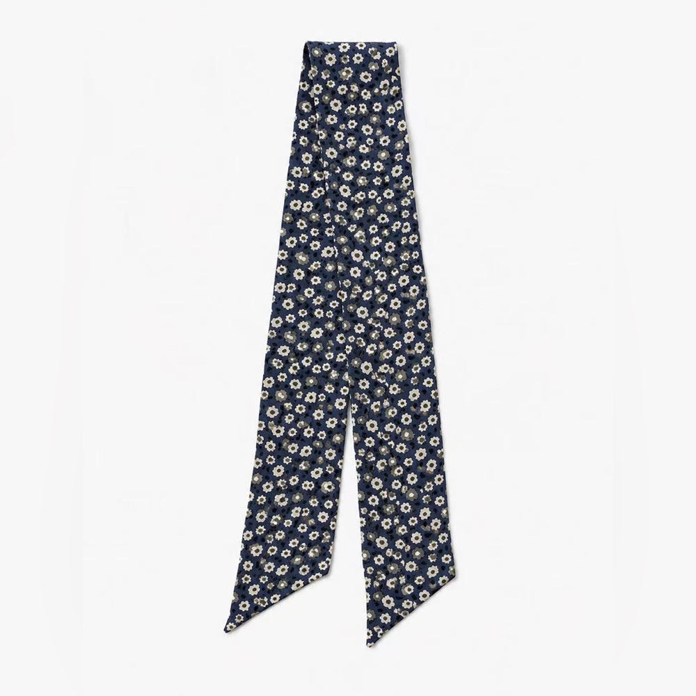 Madewell silk skinny bandana navy
